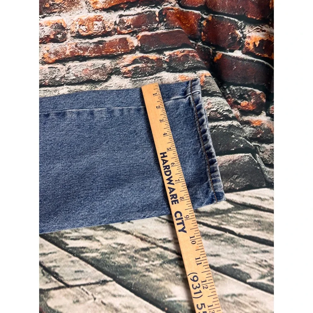 Levis 505 Regular Fit Straight Leg Mens Jeans 38x30 Medium Wash Blue Denim